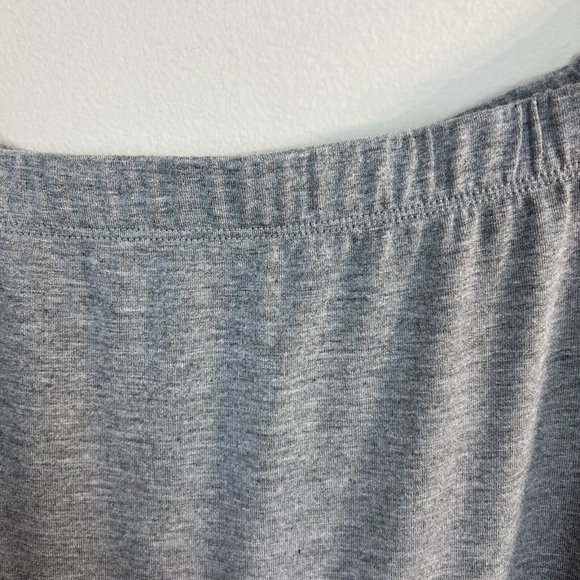 Torrid Skater Dress 1X Gray Off Shoulder Flowy A-Line Jersey Stretch Knit New - Picture 4 of 12